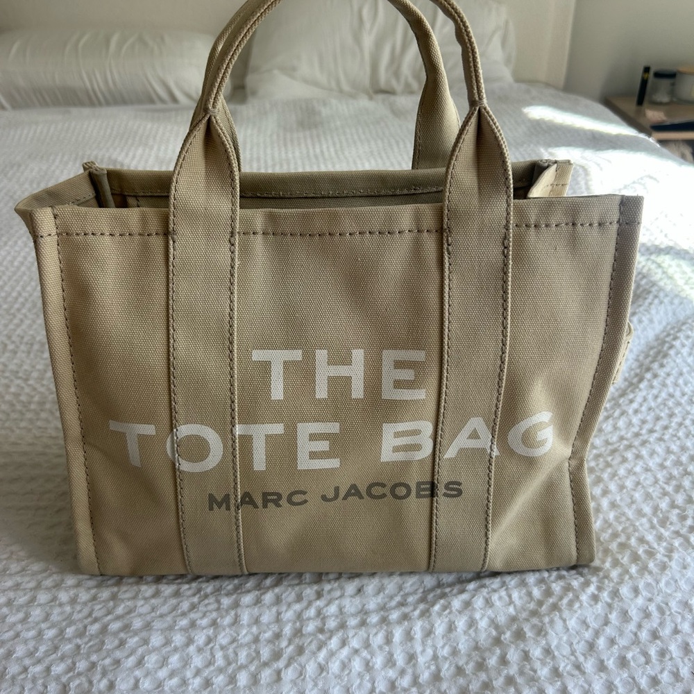 Marc Jacobs The Tote Bag - Beige Canvas Tote